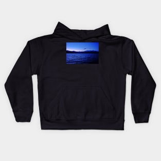 lack wanaka sunset Kids Hoodie